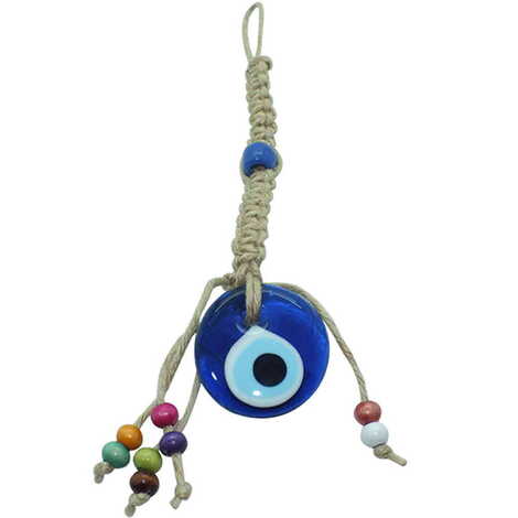 Handmade Wicker Macrame Evil Eye No: 1 50x210 mm