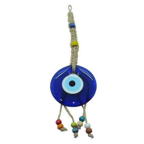 Handmade Wicker Macrame Evil Eye No: 3 80x270 mm