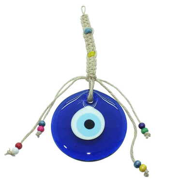 Myros - Handmade Wicker Macrame Evil Eye No: 4 100x255 mm