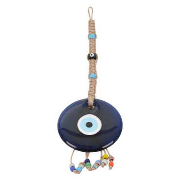 Myros - Handmade Wicker Macrame Evil Eye No: 6 130x340 mm