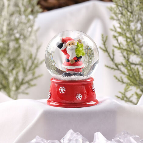 Happy Santa Claus Snow Globe