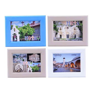 Hatay Themed Small Wooden Printed Frame 120x150 mm - 4