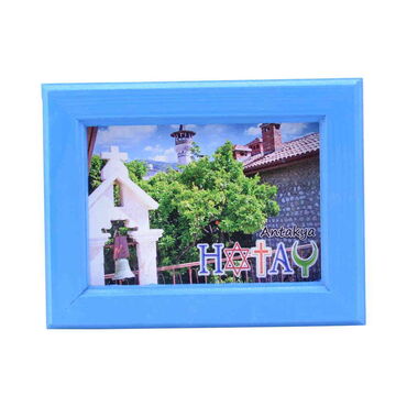 Hatay Themed Small Wooden Printed Frame 120x150 mm - 5