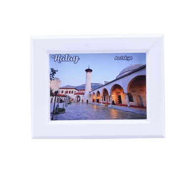 Hatay Themed Small Wooden Printed Frame 120x150 mm - 7