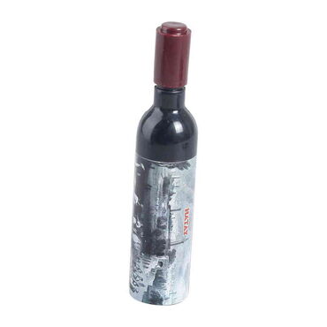 Hatay Themed Bottle Shaped Metal Wine Bottle Corkscrew Opener-Magnetic 115x25x25 mm - 4