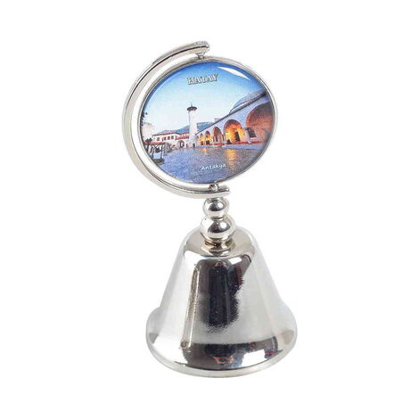 Hatay Themed Collectible Souvenir Metal Bell 44x90 mm