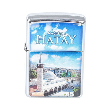 Hatay Themed Custom Printed Metal Gasoline Lighter - Thumbnail