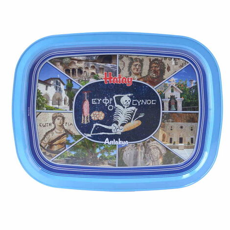 Hatay Themed Customised Printed Tin Serving Tray 305x235 mm