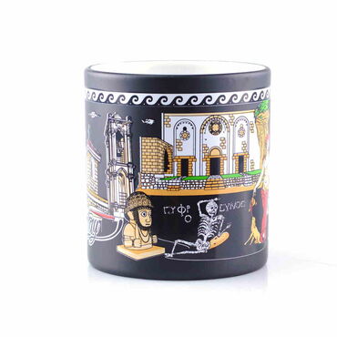 Hatay Themed Customised Serigraphy Printed Ceramic Mug 82x90 mm - Thumbnail