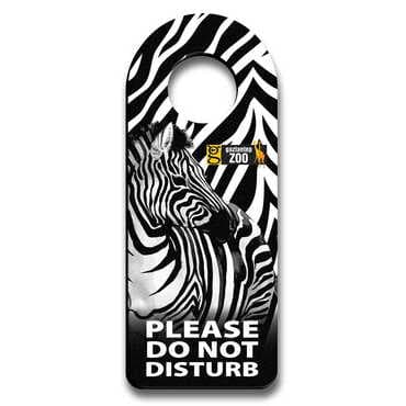 Zoo Themed Wooden Customised Oval Door Sign Board 236x94 mm