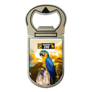 Myros - Hayvanat Bahçesi Temalı Myros Metal Açacak Magnet 40x90 mm