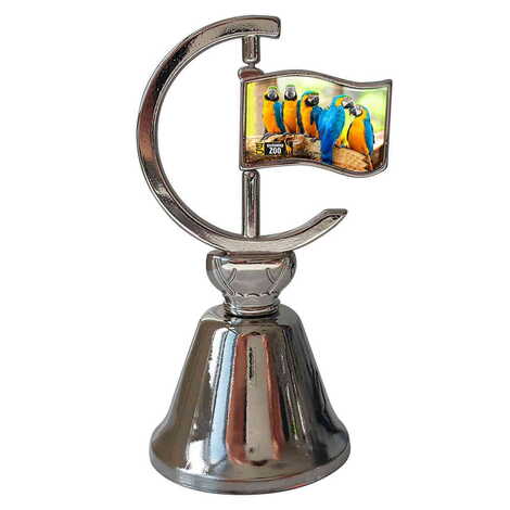 Toptan Hayvanat Bahçesi Temalı Myros Metal Bayrak Çan 44x96 mm - 1
