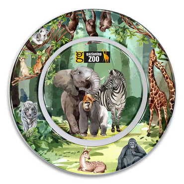 Zoo Themed Customised Ceramic Epoxy Souvenir Plate 20 cm