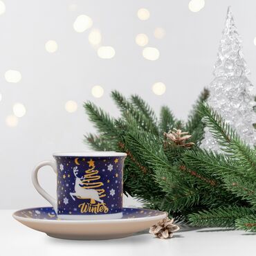 Toptan Hello Winter Karşılıklı Kahve Keyfi Hediye Kutusu - Standart - 3