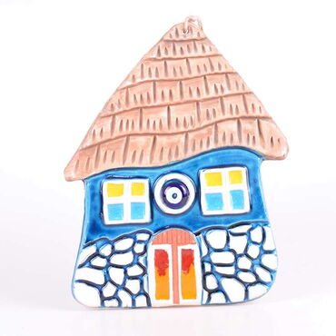 Home Themed Nautical Ceramics Sixth Size Wall Hanging - Thumbnail