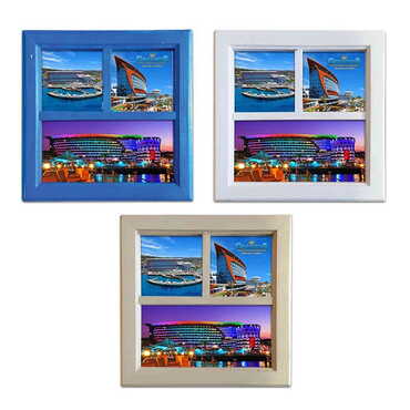 Hotel Themed Big Wooden Printed Frame 210x210 mm - Myros