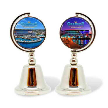 Myros - Hotel Themed Collectible Souvenir Metal Bell 44x90 mm