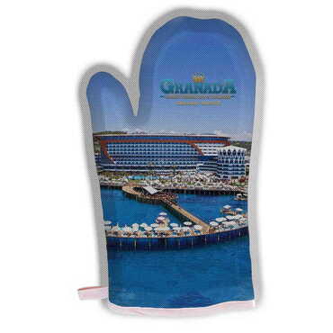 Myros - Hotel Themed Customised Digital Printed Kitchen Glove 300x150 mm