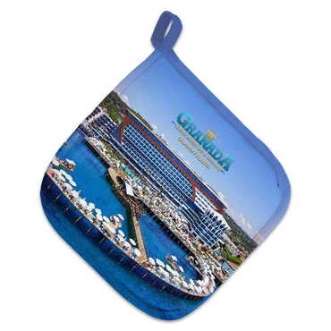 Myros - Hotel Themed Customised Digital Printed Pot Holder 200x200 mm