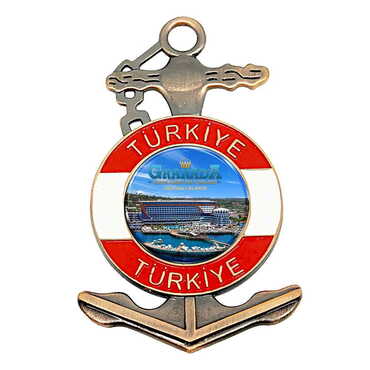 Hotel Themed Customised Metal Anchor Fridge Magnet - Myros