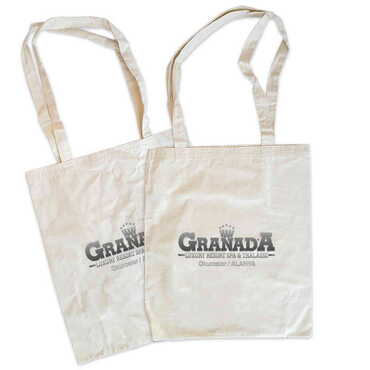 Myros - Hotel Themed Customised One Colour Shopping Tote Bag 450x350 mm