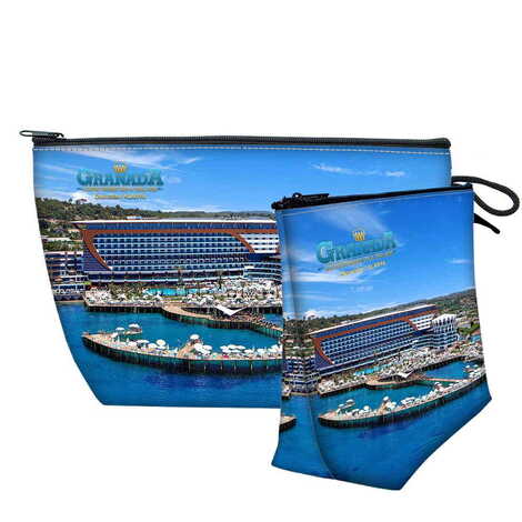 Hotel Themed Customised PVC Hooded Purse 145x220x70 mm - 1