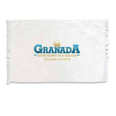Hotel Themed Customised Serigraphy Printed Hand Towel 600x400 mm - Myros
