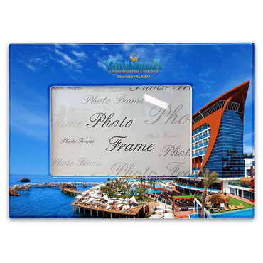 Myros - Hotel Themed Epoxy Photo Frame Travel Souvenir 15x20 Cm