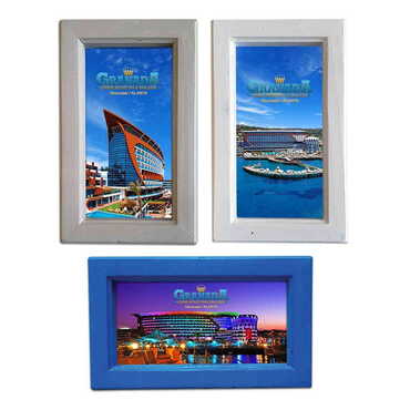 Hotel Themed Medium Wooden Printed Frame 130x205 mm - Myros