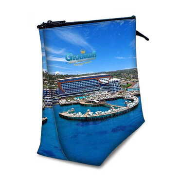 Hotel Themed Turkish PVC Hooded Purse 160x270x80 mm - Thumbnail