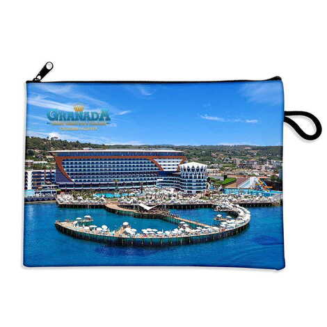 Hotel Themed Turkish Woven Wallet 215x155x8 mm - 1
