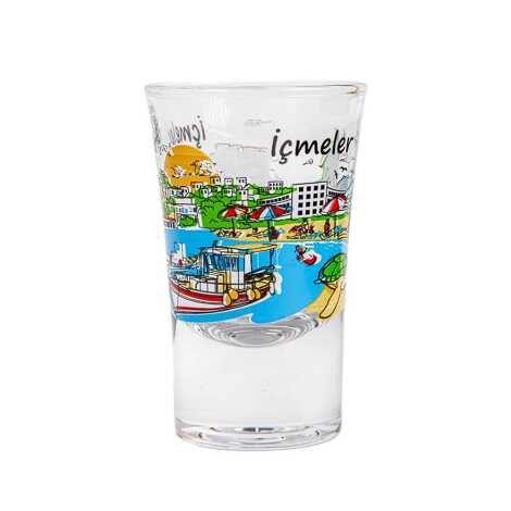 İçmeler Temalı Baskılı Shot Bardak 45x70 mm - 2
