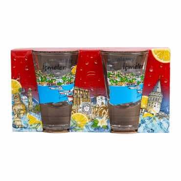 İçmeler Themed Set of Two Shot Glasses