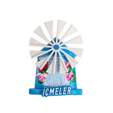 İçmeler Themed Marine Mill Refrigerator Magnet - 1
