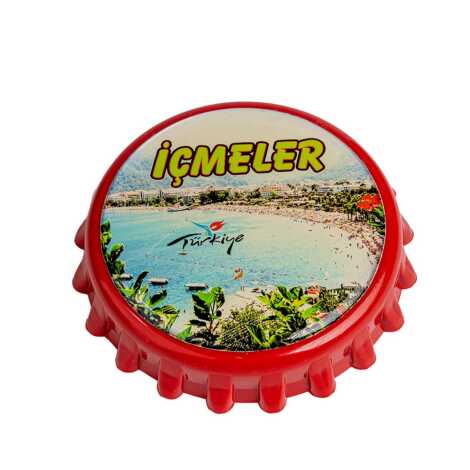 İçmeler Themed Myros White Bottle Opener Refrigerator Magnet 63x15 mm - 2