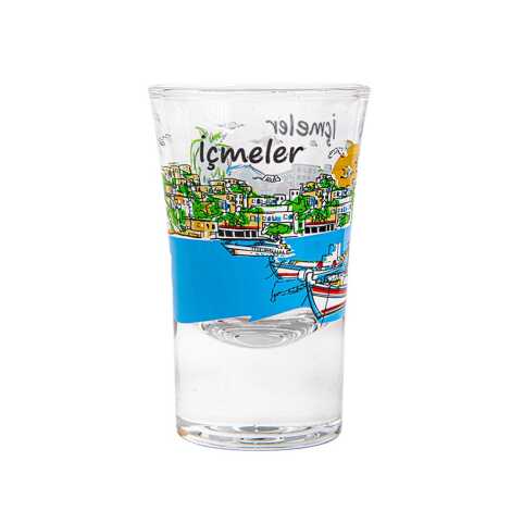 İçmeler Themed Printed Shot Glass 45x70 mm - 1