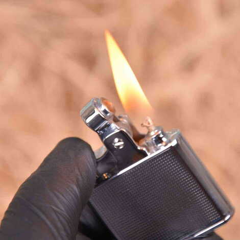 Toptan İsme Özel Metal Gri Çakmak - 3