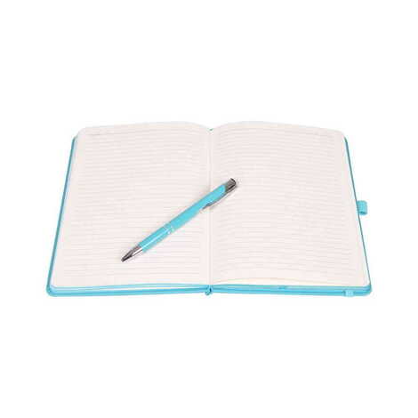 İsme Özel Turkuaz Defter Kalem Seti