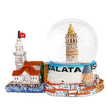 İstanbul Temalı BİBLOLU POLYESTER SULUKÜRE 65 MM - Myros