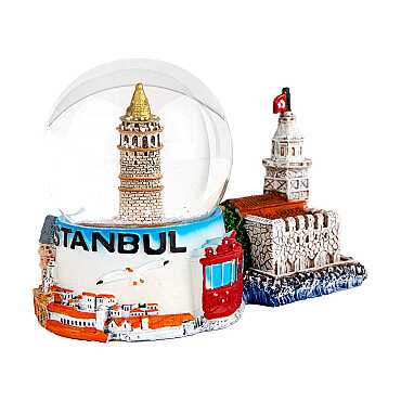 İstanbul Temalı BİBLOLU POLYESTER SULUKÜRE 65 MM - 5