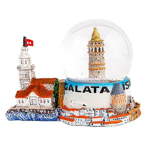 İstanbul Temalı BİBLOLU POLYESTER SULUKÜRE 65 MM - 4