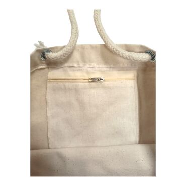 Istanbul Themed Digital Printed Kanvas Beach Bag 35x40 cm - 6