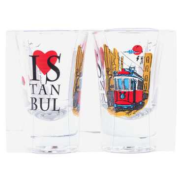 İstanbul Temalı İkili Shot Bardak - 3
