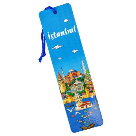 İstanbul Temalı İPLİ KİTAP AYRACI - 8