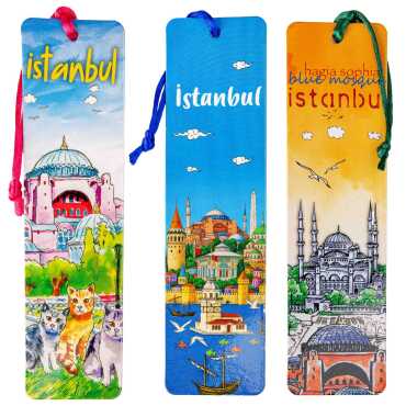 İstanbul Temalı İPLİ KİTAP AYRACI - 2