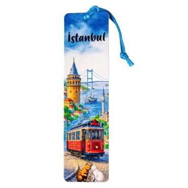 İstanbul Temalı İPLİ KİTAP AYRACI - 7