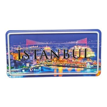 Istanbul Themed Embossed Pvc Oppression Fridge Magnet - 22