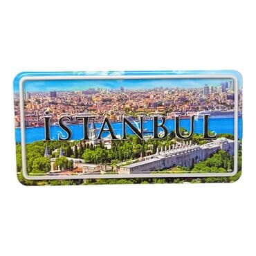 Istanbul Themed Embossed Pvc Oppression Fridge Magnet - 24