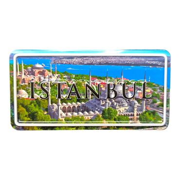 Istanbul Themed Embossed Pvc Oppression Fridge Magnet - 26