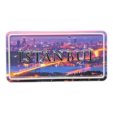 Istanbul Themed Embossed Pvc Oppression Fridge Magnet - 28